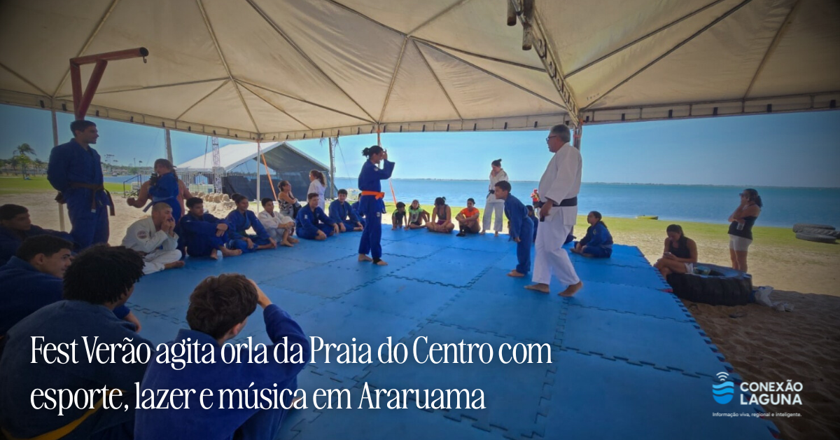 Fest Verão agita orla da Praia do Centro com esporte, lazer e música em Araruama